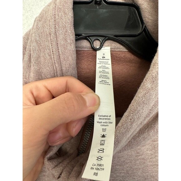 Lululemon Radiant Jacket Violet Verbana Full Zip Mock Neck Athletic Women's 2 - Picture 6 of 10